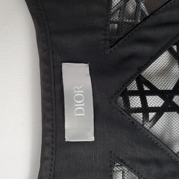 Dior Designer 2019 Black Tactical Harness Vest Sz S Luxury Streetwear - Picture 2 of 14